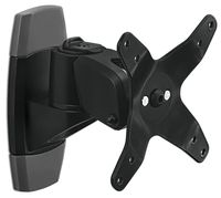 Mount-It! Monitor Wall Mount for TVs and Computers That Rotates, Swivels, and Tilts, VESA Compatible 75 and 100, Single Display Fits Screens 19 20 21.5 22 24 27 30 32 34 inches, Black (MI-31114B)