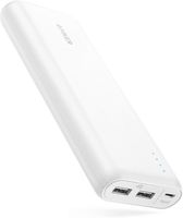 Anker Portable Charger PowerCore 20100mAh - Ultra High Capacity Power Bank with 4.8A Output, External Battery Pack for iPhone, iPad & Samsung Galaxy & More (White)