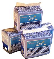 48 Diapers - DC Idyl - Medium/Large - All Blue Theme! Plastic-Backed Adult Baby (Large)