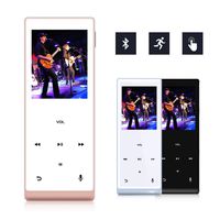 MYMAHDI Music Player, 8GB with Bluetooth MP3 Player Hi-Fi Sound 60 Hours Playback, Portable Audio Player Expandable Up to 128GB (Rose Gold)