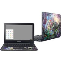 Mightyskins Skin Compatible with Samsung Chromebook 3 11.6" - Dragon Paradise | Protective, Durable, and Unique Vinyl Decal Wrap Cover | Easy to Apply, Remove, and Change Styles | Made in The USA