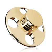 Pure Copper Record Weight Stabilizer, LP Vinyl Turntables Metal Disc Stabilizer Record Weight HiFi for LP Vinyl Record Player (Gold)