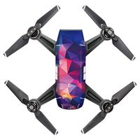 OK-STORE Exclusive Decoration Wrap Sticker Skin for DJI Spark Drone Body Shell, DJI Spark Intelligent Portable Mini Drone Decal Pasting Palm launch Mini Quadcopter Water-resistant PVC Dec Kit 3M Film