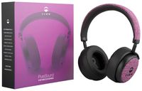 Paww PureSound Headphones - Over the Ear Bluetooth Fashion Headphones - Hi Fi Sound Quality Longer Playtime - For Calls Movies & More (Cerise Pink)