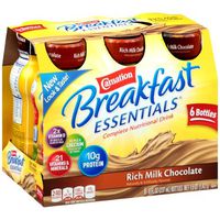 Carnation Breakfast Essentials Ready-to-Drink, Rich Milk Chocolate, 8 Ounce Bottle (Pack Of 6)