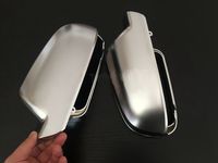 Matt Chrome Side Mirror Cap Housing / Cover For Audi A4 A5 S4 S5 S-Line L+R USA