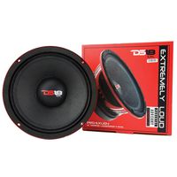 DS18 PRO-EXL104 Loudspeaker - 10", Midrange, Red Aluminum Bullet, 1000W Max, 600W RMS, 4 Ohms, Ferrite Magnet - For the Peple Who Live and Breathe Car Audio (1 Speaker)