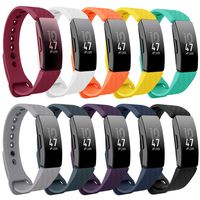 findway Compatible with Fitbit Inspire HR Bands/Fitbit Inspire Band, Adjustable Soft Silicone Inspire Straps for Women Men Sports Replacement Accessories Bands for Inspire/Inspire HR Fitness Tracker
