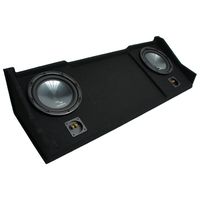 Compatible with 1998-2001 Dodge Ram Ext Club Quad Truck Harmony R104 Dual 10" Sub Box Enclosure