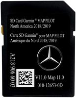 Latest 2019 Navigation SD Card 2019 2018 2017 Version A2189066003 for Mercedes B C CLA CLS GLA GLC SLC Chip Map with Anti Fog Car Rearview Mirror Film and Key Chain