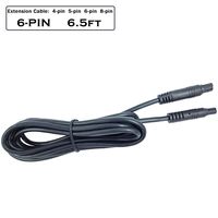 Dash Cam Rear View Backup Camera Reverse Car Recorder Cable Extension Cord (6-pin 6.5ft)