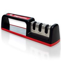 Chef' Sharpener - Kitchen Knife Sharpener CS-T01 Complete 3-Stage Diamond Tungsten Ceramic Knife Sharpening Tool, Easy and Safe to Use, Fast and Effective Sharpening