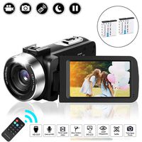 KOMERY 2.7K Video Camera for YouTube Vlogging Digital Camera Camcorder 24MP 3.0 Inch 1080P 30FPS FHD 270 Degree Rotation Screen 16X Digital Zoom Webcam Video Recorder