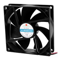 uxcell a16032900ux1695 DC 24V 90mmx90mmx25 mm 7 Vanes Pc CPU Computer Cooling Fan w Metal Finger Guard, 3.54 inches Width, 3.54 inches Length