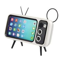 MOGOI Retro TV BT Speaker, Portable Vintage Wireless Loudspeaker with TF Card Slot - 33ft Wireless Range V4.2, AUX FM BT Optional, 3D Stereo Sound Quality