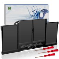 HASESS A1466 Battery Compatible with Apple MacBook Air 13 inch A1496 A1369 A1377 A1405 Battery Replacement Laptop Battery for MacBook Air Battery with 2 Screwdrivers 55Wh/7200mAh -12 Months Warranty