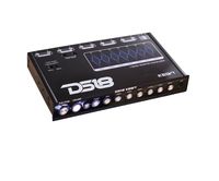DS18 DS-KEQ7 DS18 Seven Band Pre Amplifier Equalizer with Front Aux 7 Volt RCA