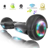 XPRIT Hoverboard w/Bluetooth Speaker (Black) (Renewed)