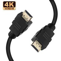 LANMU HDMI Cable,High Speed Male to Male HDMI Cable for TV Stick,Roku Streaming Stick,Chromecast,Nintendo Switch,Xbox One S 360,PS4,Blu Ray Player,PS3,Wii U - 3.3ft (Pack of 2)