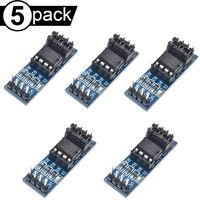 DAOKI 5Pcs Storage Module AT24C256 I2C EEPROM Interface Memory Module Data Storage 8P Chip Power Supply Indicator Pull Up Resistor Direct Jumper Setting Intelligent car Accessories for arduino 3.3-5V