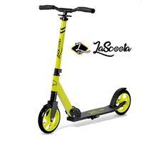 Lascoota Scooters for Kids 8 Years and up - Quick-Release Folding System - Dual Suspension System + Scooter Shoulder Strap 7.9" Big Wheels Great Scooters for Adults and Teens (Yellow, Kids/Adult)