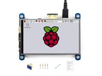 Waveshare 4inch HDMI LCD Resistive Touch Screen 800x480 High Resolution HDMI interface IPS Screen Designed for Raspberry Pi 3 B/2B/B +/B