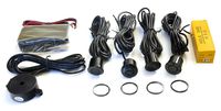 Sound Only, 4 Rear Drill-in (Black) Sensors Car Backup System (SS4)