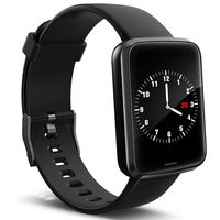 Lintelek Smart Watch, Smartwatch Blood Pressure Monitor, 1.3 Inch Fitness Tracker HR with Sleep Monitor, Fitness Watch Compatible with iPhone, Samsung and Android Phones for Men, Women and Gifts