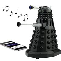 Doctor Who Dalek Merchandise | Fametek Bluetooth Speaker - Plays Music, Lights Up, Sounds Effects | Unique Gifts for Men - Great for Dad Birthday Gifts Anniv. Gadgets Merch Toy Geek Nerd Collectibles