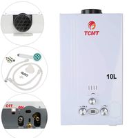 TC-Home 10L 2.6 GPM LPG Gas Propane Instant Tankless Hot Water Heater Boiler Bath