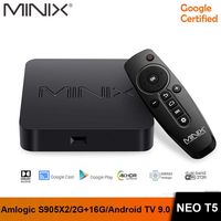 MINIX NEO T5 Android 9.0 TV Box, Amlogic S905X2 2G 16G Chromecast Smart TV Box 4K Ultra HD Android 9.0 Pie Media Hub