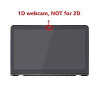 LCDOLED Compatible 15.6 inch FullHD 1080P IPS B156HAN04.0 LCD Display Touch Screen Digitizer Assembly + Bezel + Touch Control Board Replacement for HP Envy Notebook 15t-as000 15t-as100 15t-as Series