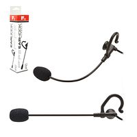 TTX TECH Headset Ear Hook With Boom Mic For PC, Black