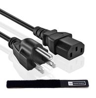 Huetron AC Power Cord Cable 6FT for AOC Computer Monitor (Specific Models Only)