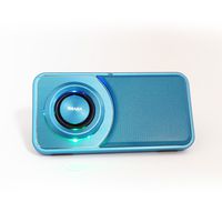Portable Bluetooth Speaker,SHABA Ultra Slim Wireless Mini Smart Outdoor Speaker with HD Sound and Bass,for Party,Home,Camping,and Travel(Blue)