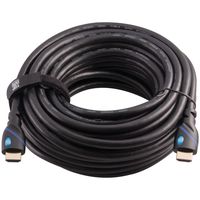 Top Dog Cables - TD-07BKBL55- Premium 55 Foot High Speed HDMI Cable with Ethernet - Black/Blue - 3D HD PS3 4 XBOX One 360 DVD TV Blu Ray