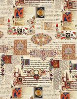 Scriptorium Italian Wrapping Paper, Folded