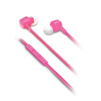 iLuv IEP386PNK JetTurbo High-Performance Earphones with SpeakEZ Remote for Smartphones, Pink