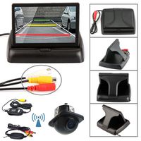 Tuscom@ 4.3 Car Rear View Monitor Wireless Car Backup Camera Parking System Kit