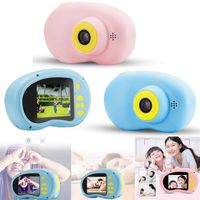 Eadear Children Mini Cute Animal Color 2Inch Screen 32G HD Digital Camera,Great Gift for 3-12 Years Old Girl Boys (Pink, Blue) Digital Cameras