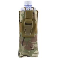 KENMAX Waterproof Tactical Military Police Hunting Walkie Talkie 600D Molle Radio Kettle Pouch Bag(CP Camouflage)