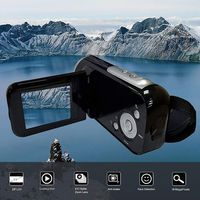 Zehui 2 Inch Tft Display 16 Million Pixels Video Camcorder Hd Handheld Digital Camera 4X Digital Zoom Camera Black