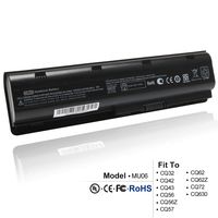 Ankon 593553-001 593554-001 mu06 mu09 for HP Battery Presario CQ32 CQ42 CQ56 CQ62 CQ72 COMPAQ 435 436 Notebook PC [10.8V 47WH]