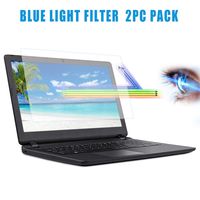 [2PC Pack] 15.6 inch Blue Light Filter Laptop Screen Protector, Blue Light Blocking HD Screen Protector for Notebook Computer Screen 15.6" Display 16:9 Aspect Ratio
