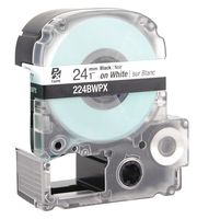 Cartridge Label, 1 in. W, Blk on White