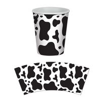 Cow Print Beverage Cups   (8/Pkg)