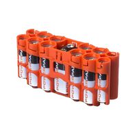 Storacell by Powerpax A9 Multi-Pack Battery Caddy, Orange