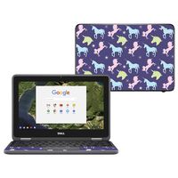MightySkins Skin Compatible with Dell Chromebook 11" 3180 - Unicorn Dream | Protective, Durable, and Unique Vinyl Decal wrap Cover | Easy to Apply, Remove, and Change Styles | Made in The USA