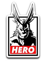 95Vibes All Might Hero | My Hero Academia Inspired Vinyl Decal Sticker 3''x4''