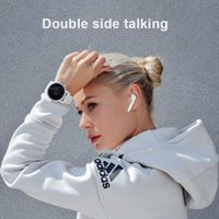 Wireless Headphones, Bluetooth Wireless Headset Stereo Sound Earbuds Compatible with All Smartphones (White)